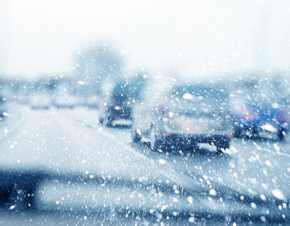 道路积雪